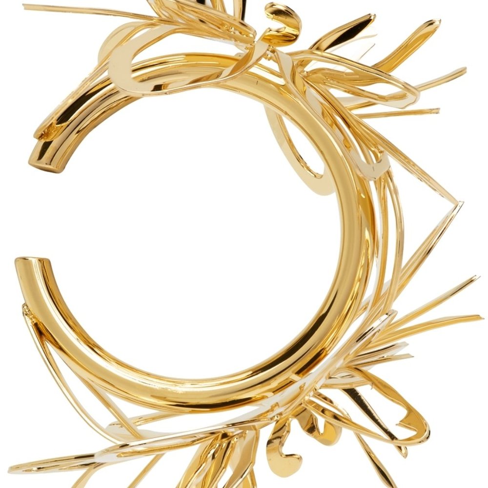 COPY - Y Project Gold Hibiscus Single Ear Cuff